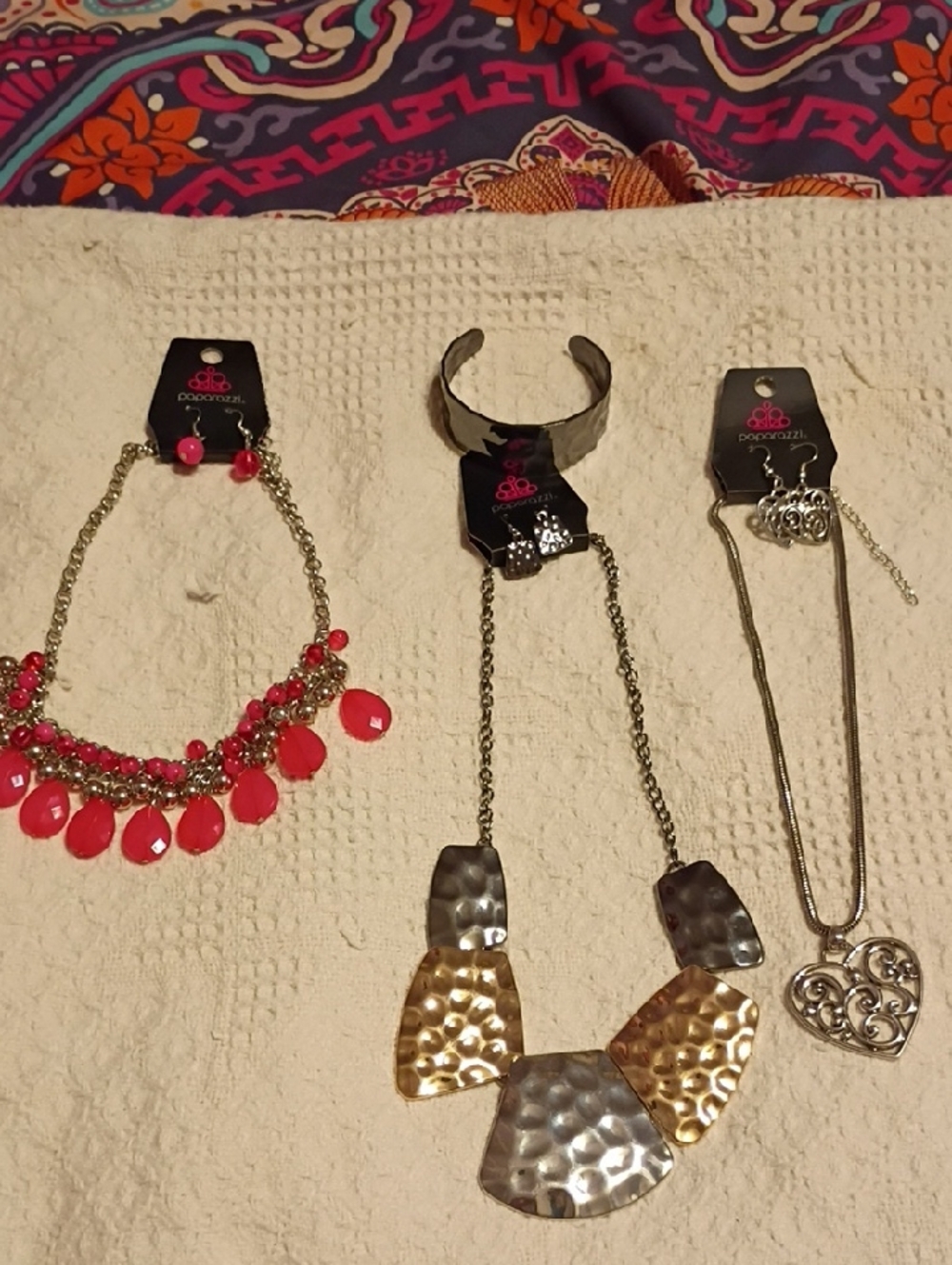 Three Sets paparazzi New Jewelry